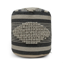 Load image into Gallery viewer, Diamond - Handcrafted Cylindrical Pouf
