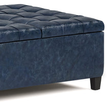 Load image into Gallery viewer, Harrison - Upholstered Coffee Table Storage Ottoman
