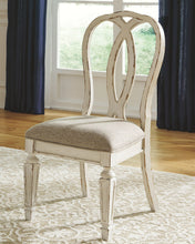 Load image into Gallery viewer, Realyn - Dining UPH Side Chair (Set of 2) - Ribbonback - Chipped White
