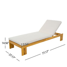 Load image into Gallery viewer, Outdoor Chaise Lounge Set &amp; Side Table, 5 Position Adjustable Patio Recliner
