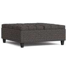 Load image into Gallery viewer, Harrison - Upholstered Coffee Table Storage Ottoman
