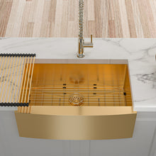 Load image into Gallery viewer, Farmhouse Kitchen Sink, Stainless Steel, Apron Front
