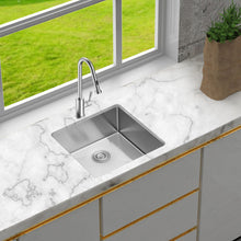 Load image into Gallery viewer, Undermount Steel Kitchen Sink, Deep Single Bowl Basin
