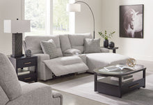 Load image into Gallery viewer, Acklen Place - 4 Pc. - 3-Piece Power Reclining Sectional Sofa With Raf Chaise, Wide Seat Power Recliner - Pewter
