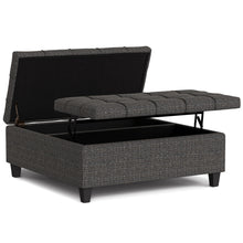 Load image into Gallery viewer, Harrison - Upholstered Coffee Table Storage Ottoman
