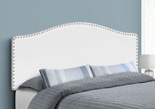 Load image into Gallery viewer, Queen Size, Bed Headboard Only, Upholstered, Transitional - White
