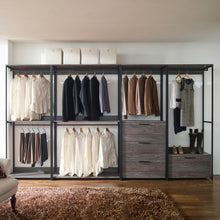 Load image into Gallery viewer, Monica - Modular Design Walk-In Closet System - Rustic
