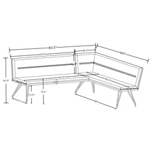 Load image into Gallery viewer, Ledger - L-Shaped Dining Bench
