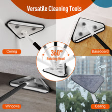 Load image into Gallery viewer, Effortless Wall Cleaning Mop With Disposable Pads, Versatile Triangle Design - White
