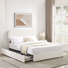 Load image into Gallery viewer, Liv - Patented With Drawers Upholstered Storage Platform Bed
