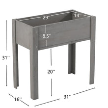 Load image into Gallery viewer, Raised Garden Bed With Legs, Elevated Planter Box For Outdoor Plants
