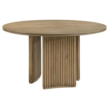 Load image into Gallery viewer, Dreydon - 5 Piece Round Dining Table Set With Chairs - Light Brown
