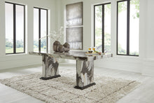 Load image into Gallery viewer, Jeshina - Dining Table - Dark Brown / Beige
