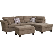 Load image into Gallery viewer, Diego - Fabric Sectional Sofa With Right Facing Chaise, Storage Ottoman, And 2 Accent Pillows
