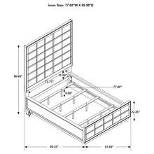 Load image into Gallery viewer, Drea - Panel Bed
