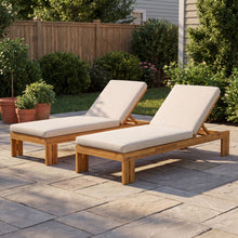 Load image into Gallery viewer, Outdoor Chaise Lounge With 5 Position Adjustable Backrest

