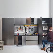 Load image into Gallery viewer, Nova Series - Garage Cabinet Set A With Soft Closing Doors - Metallic Gray

