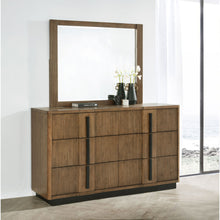 Load image into Gallery viewer, Moraga - 6 Drawer Dresser With Mirror - Ash Brown
