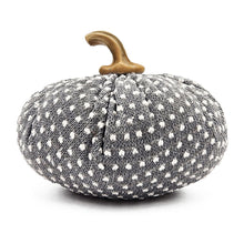 Load image into Gallery viewer, Pumpkin Ornament Decor For Holiday Harvest Festival Fall Festival &amp; Thanksgiving (Set of 3) - White / Gray
