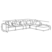 Load image into Gallery viewer, Amherst - Modular Sectional With Cushions - Gray
