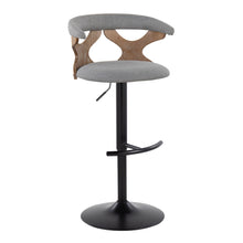 Load image into Gallery viewer, Gardenia - Contemporary Adjustable Barstool &amp; Swivel With Rounded T Footrest (Set of 2)
