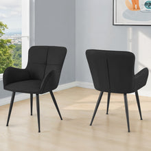 Load image into Gallery viewer, Dining Chair For Kitchen (Set of 2) - Black
