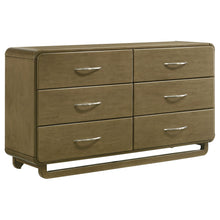 Load image into Gallery viewer, Tully - 6 Drawer Dresser - Nutmeg Brown

