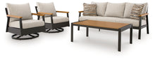 Load image into Gallery viewer, Carmel Highlands - Sofa, Chairs, Table Set (Set of 4) - Dark Brown
