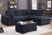 Load image into Gallery viewer, Joshua - 100" Sectional Sofa with Right Facing Chaise and Console Ottoman
