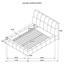 Load image into Gallery viewer, Branson - Platform Bed With Tufted Headboard
