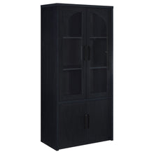 Load image into Gallery viewer, Shayne - 4 Door Display Cabinet With LED Lighting - Black
