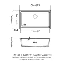Load image into Gallery viewer, Quartz Kitchen Sink, Composite Workstation, Undermount
