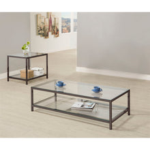 Load image into Gallery viewer, Natasha - 2 Piece Coffee Table Set - Nickel

