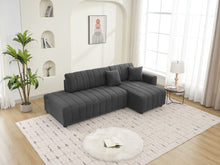Load image into Gallery viewer, Jessica - Lamb Wool Sectional Sofa With Chaise
