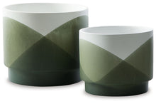 Load image into Gallery viewer, Ardenridge - Planter Set (Set of 2) - Green / White
