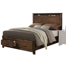 Load image into Gallery viewer, Merrilee - Eastern King Bed With Storage - Oak
