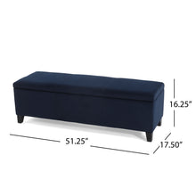 Load image into Gallery viewer, Upholstered Storage Ottoman Bench
