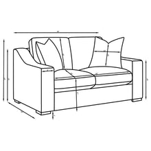 Load image into Gallery viewer, Chelan - Sloped Arm Loveseat

