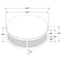 Load image into Gallery viewer, Benson - Round Table With Storage Shelf
