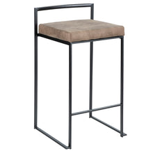 Load image into Gallery viewer, Fuji - Contemporary Style Stackable Counter Stool
