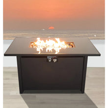 Load image into Gallery viewer, Rectangle Fire Pit, Fuel Versatility - Black
