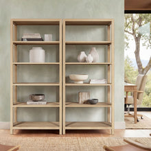 Load image into Gallery viewer, Ellis - 5 Shelf Open Frame Bookcase - Natural
