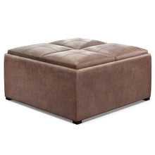 Load image into Gallery viewer, Avalon - Square Coffee Table, Storage Ottoman
