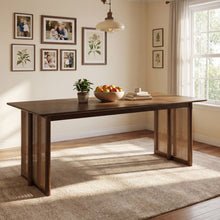 Load image into Gallery viewer, Dining Table With Rattan Accents
