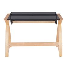 Load image into Gallery viewer, Bentley - Mid-Century Modern Office Desk - Natural / Black

