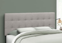 Load image into Gallery viewer, Queen Size, Bed Headboard Only, Upholstered, Durable Construction - Gray
