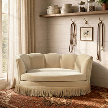 Load image into Gallery viewer, Clara - Scalloped Pet Sofa Bed
