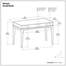 Load image into Gallery viewer, Harper - Handcrafted Desk

