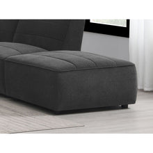 Load image into Gallery viewer, Ortega - Square Ottoman - Charcoal
