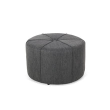 Load image into Gallery viewer, Contemporary Ottoman With Tonal Piping And Button Tuft Design

